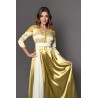 Caftan travaillé et raffiné pour mariage, fiançailles marocain en  2024