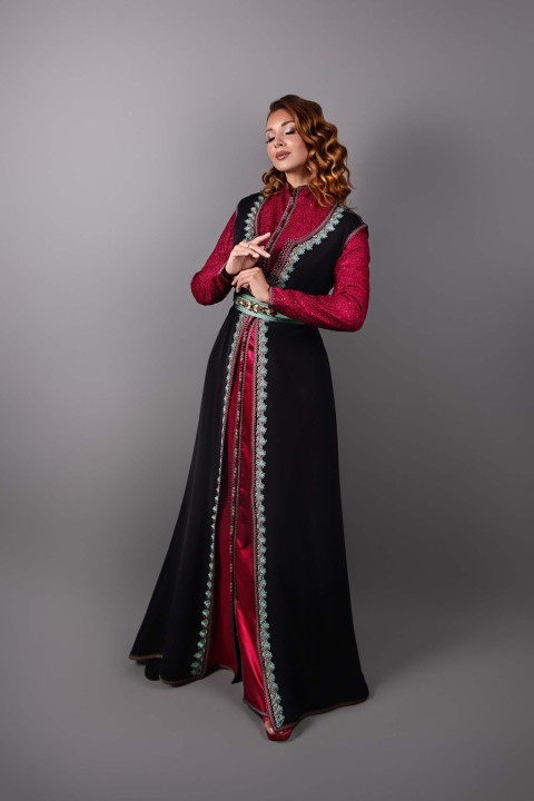 Acheter takchita marocaine mariage modeste de cérémonie - Caftan Sitara