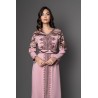 Traditionele Marokkaanse kaftan met geborduurde broek, model zomer 2023
