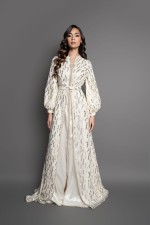 Caftan Selma, caftan marocain takchita marocaine haute couture de cérémonie brodé