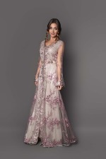 Acheter takchita marocaine mariage deux pièces dentelle mauve - Caftan Mouna