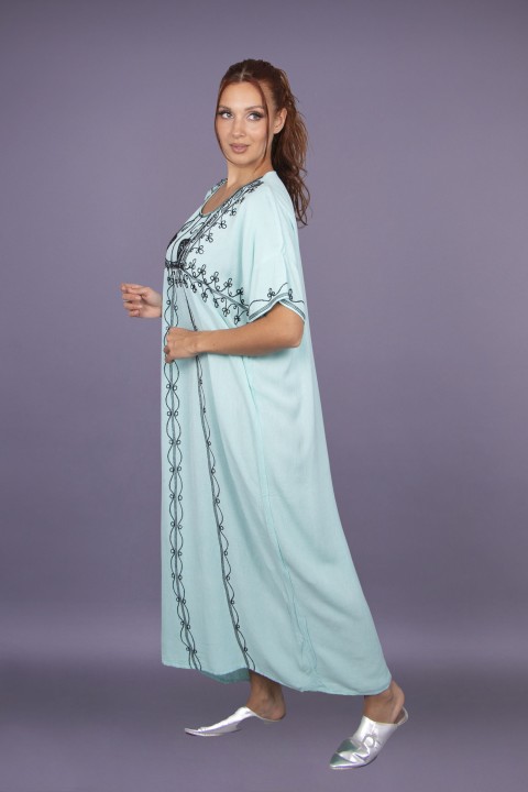 Home wear oriental femme coton - Robe d'intérieur Tala