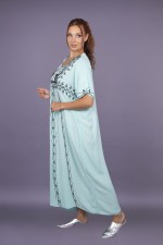 Home wear oriental femme coton - Robe d'intérieur Tala