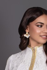 Acheter bijoux mariée marocaine - Boucles d'oreilles Aya