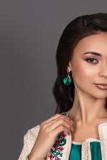 Acheter bijoux mariée marocaine - Boucles d'oreilles Khadra