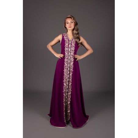Takchita Zahira - three-piece purple gold