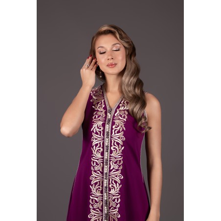 Takchita Zahira - three-piece purple gold