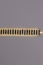 Ceinture pour caftan marocain doré perlé main - Ceinture pour caftan Toubkal - vente en ligne Nantes