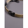 Ceinture pour caftan Layali - noir doré