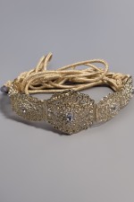 Acheter ceinture caftan marocain doré - Ceinture pour caftan Noujoum