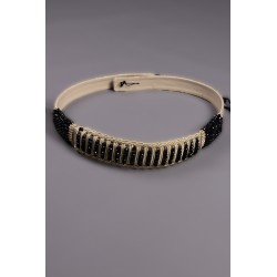 Moroccan caftan belt Dahbia gold hand-beaded - Moroccan caftan belt delivery Birmingham