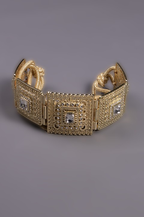 Ceinture pour caftan Cristalia - doré