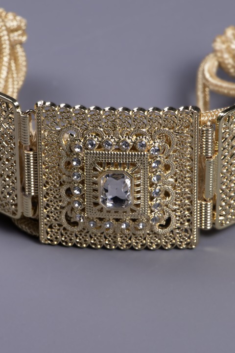Ceinture pour caftan Cristalia - doré