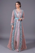 Takchita marocaine moderne de cérémonie - Caftan Chahla sur mesure