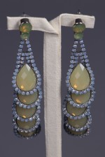 Boucles d'oreilles Rawia - accessoire caftan marocain mariage