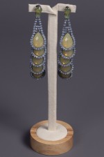 Boucles d'oreilles Rawia - bijoux mariée livraison Alger