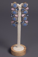 Boucles d'oreilles Nawal - bijoux de mariée orientale