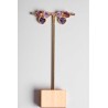 Boucles d'oreilles Violeta - mauve