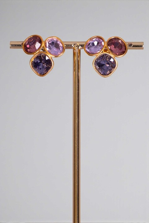 Earrings Violeta - mauve