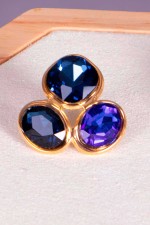 Boucles d'oreilles Celestia bleu - bijoux mariée livraison Lille