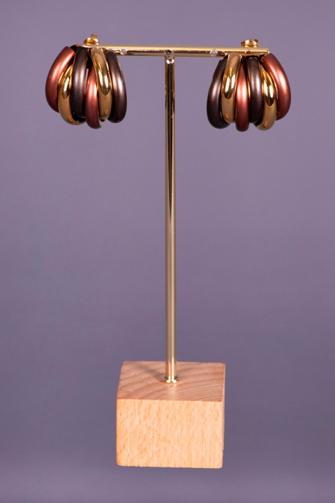 Earrings Medina Marron - brown