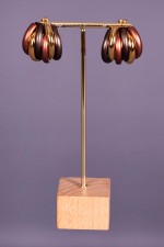 Commander parure mariage oriental marron - Boucles d'oreilles Medina Marron