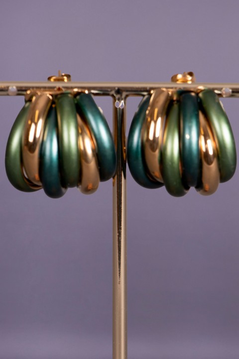 Boucles d'oreilles Medina Vert - vert