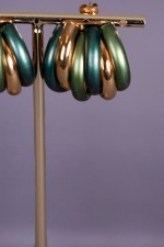 Boucles d'oreilles Medina Vert - bijoux de mariée orientale vert