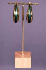 Boucles d'oreilles Tiziri Vert - bijoux caftan marocain à commander en ligne