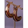 Boucles d'oreilles Tiziri Marron - marron