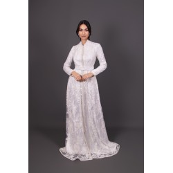 Caftano Bassma - caftano marocchino da sposa da sposa da cerimonia spedito a Bologna