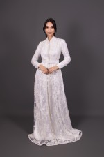Caftan Bassma - caftan marocain de mariée de mariage de cérémonie expédié à Strasbourg
