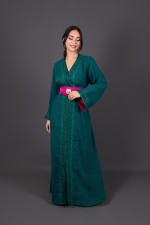 Caftan Salsabila - caftan marocain de mariée de cérémonie expédié à Bordeaux