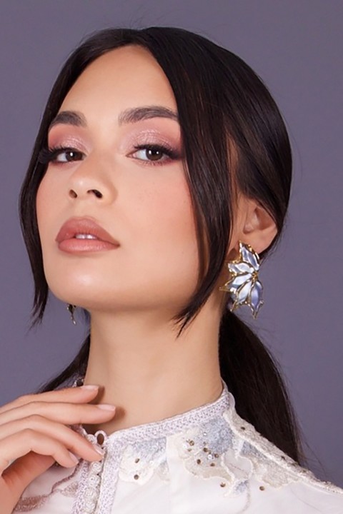 Boucles d'oreilles Hanane - accessoire caftan marocain mariage