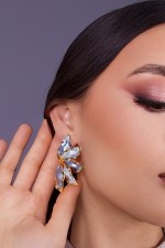 Bijoux mariage oriental - Boucles d'oreilles Hanane - vente en ligne Marseille