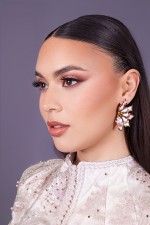 Boucles d'oreilles Nashwa - bijoux de mariée orientale