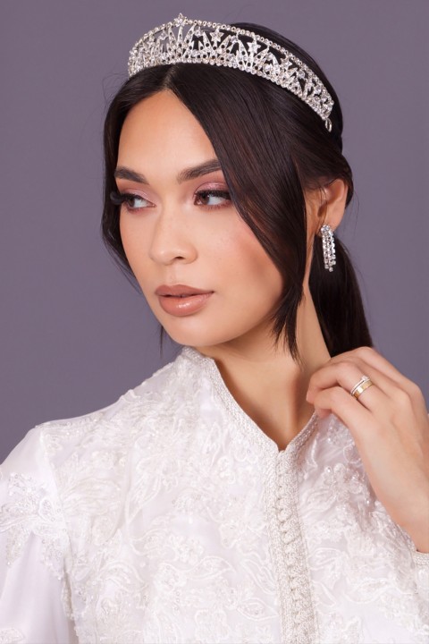 Diadème Bassma - bijoux de mariée orientale