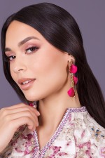 Boucles d'oreilles Chourouk - bijoux mariée livraison Bruxelles