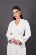Caftan Wissal - caftan marocain brodé perlé main de cérémonie prix et livraison